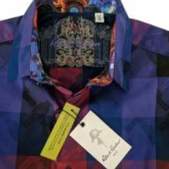 Robert Graham Men Shirt Size L LS Christmas Nutcracker Jacquard New - Picture 7 of 8